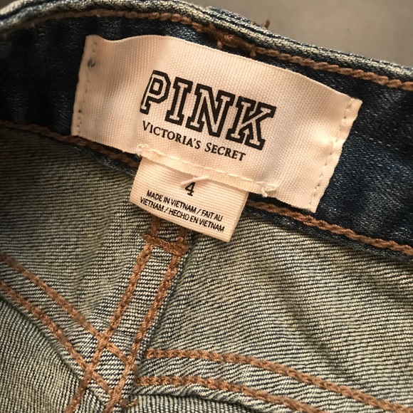 LAST DAY TO BUY!! Victoria’s Secret PINK Jean Shorts - Picture 4 of 8